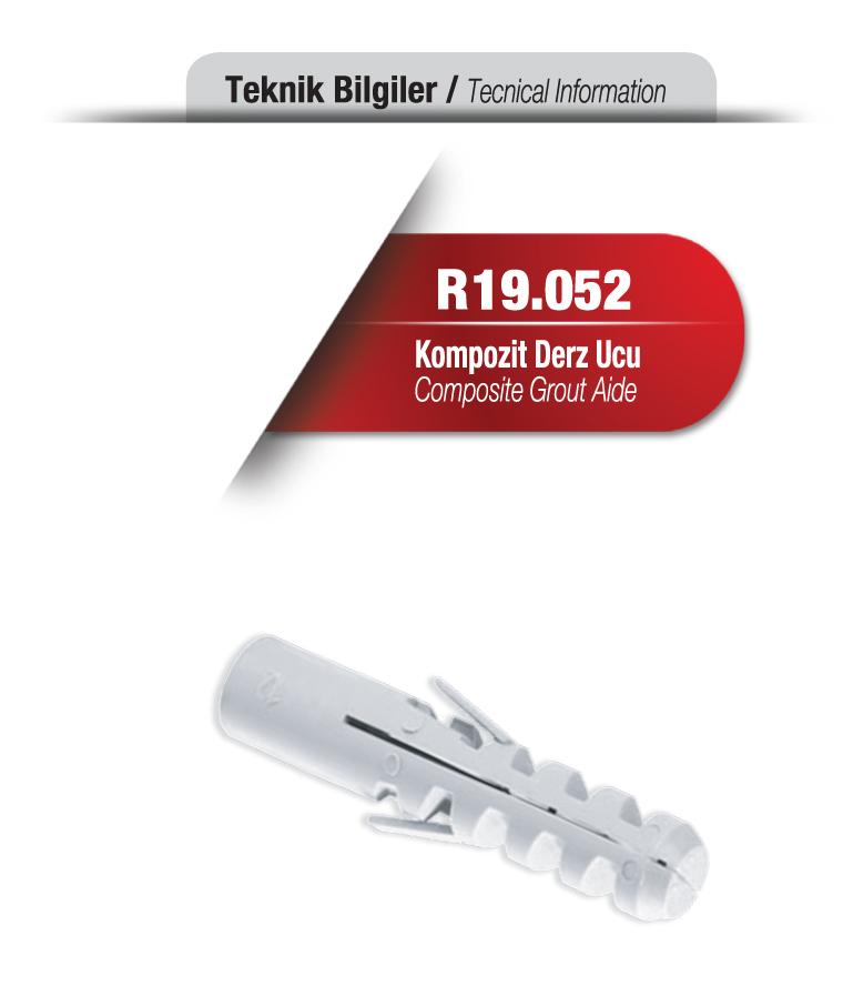 Rekard Metal | S19.052 Kompozit Derz Ucu