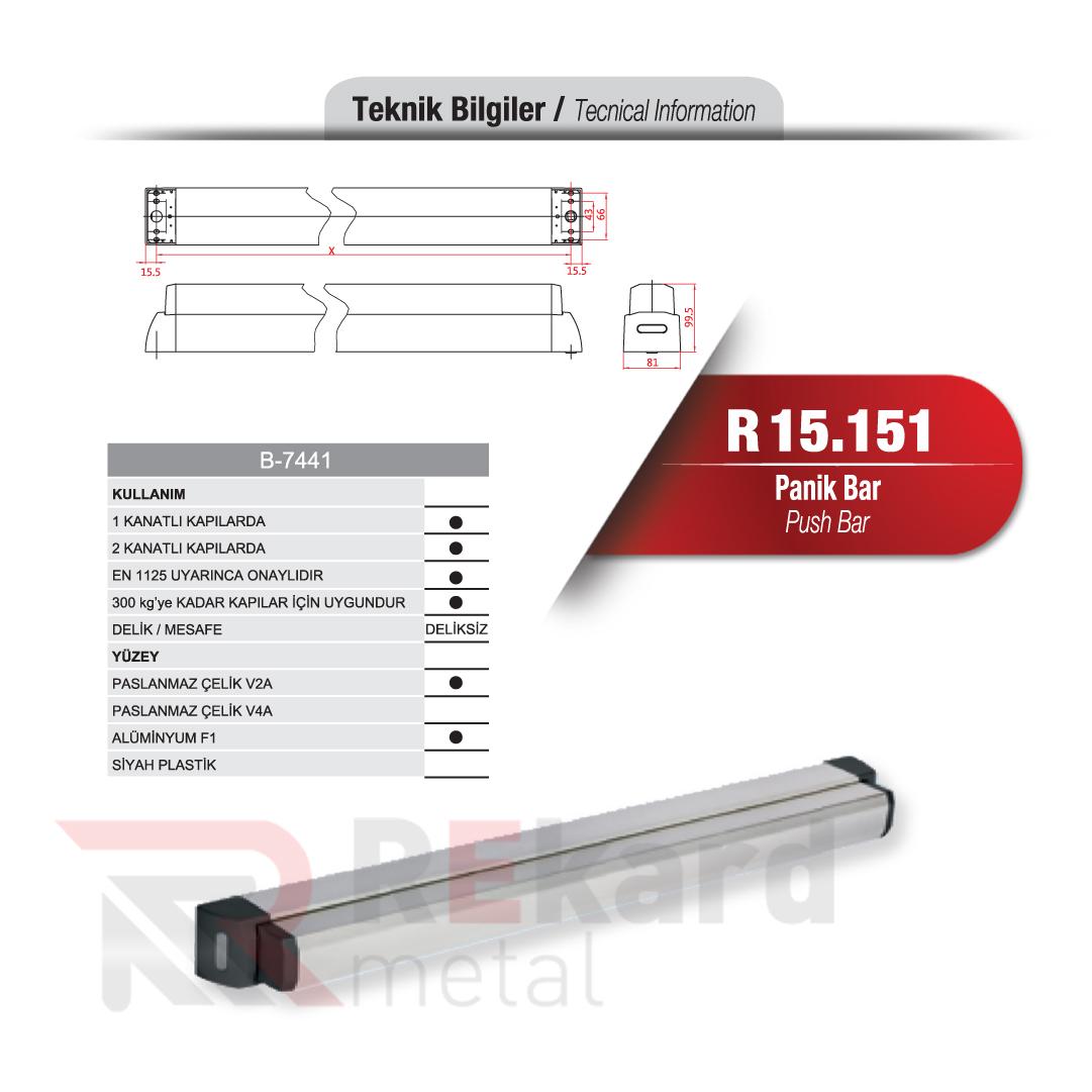 Rekard Metal | R15.151 Panik Bar