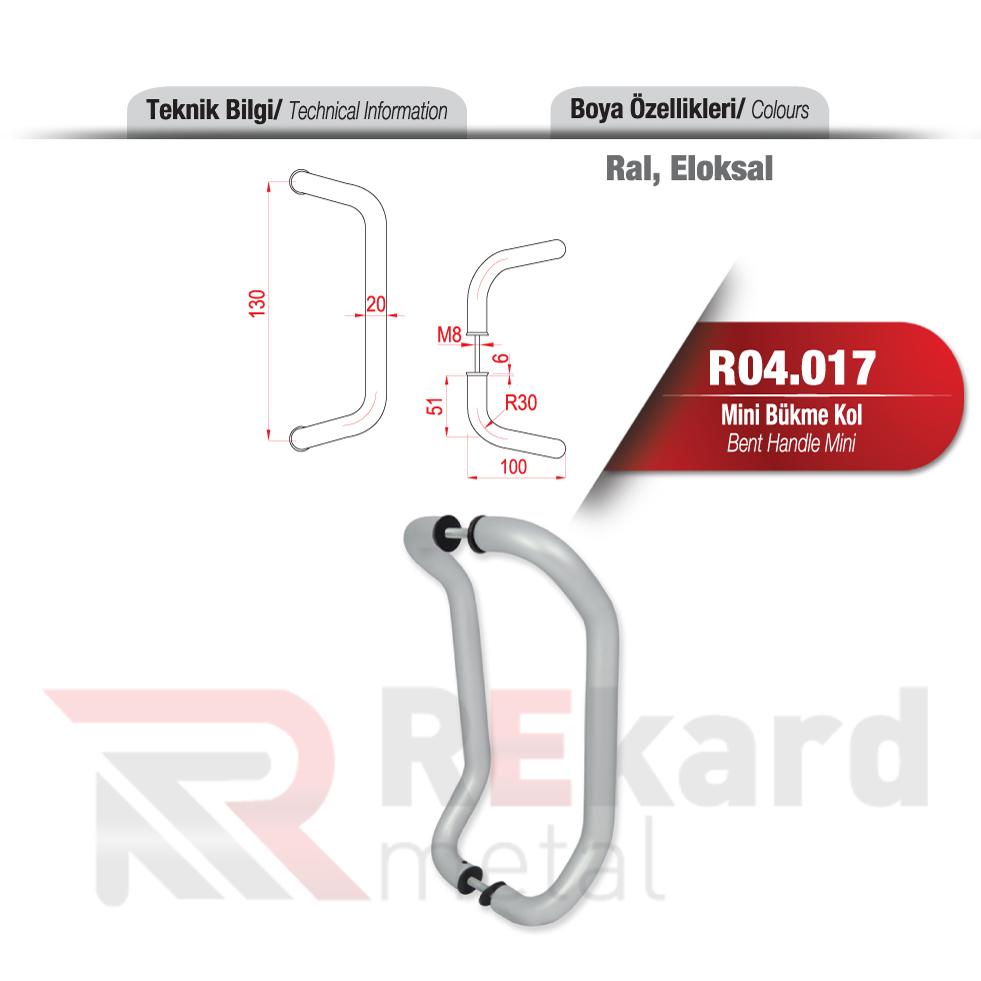 Rekard Metal | R04.017 Mini Bükme Kol